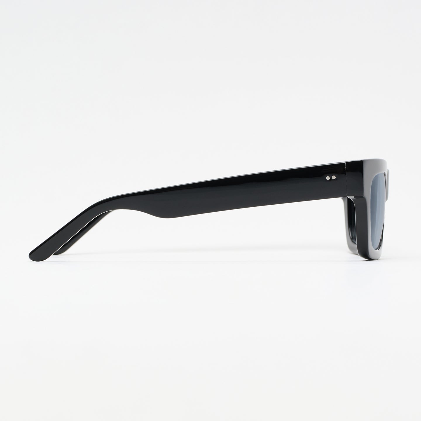 Greta Black With Blue Lens