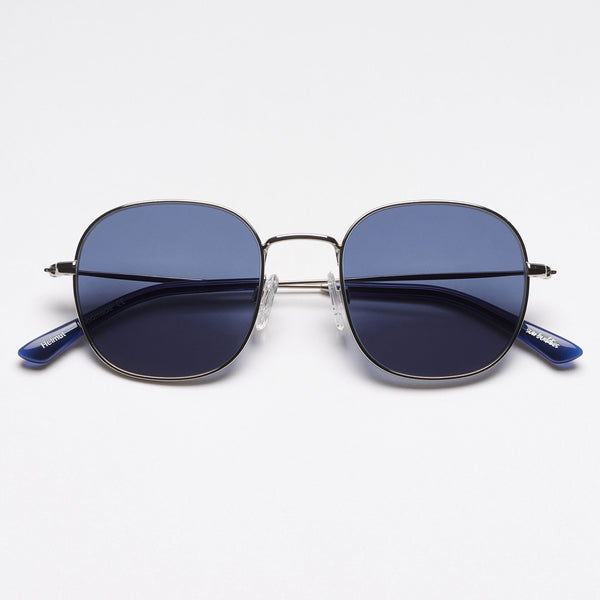 Helmut Silver / Dark Blue – Sun Buddies Eyewear